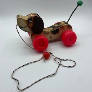 Vintage Fisher Price Little Snoopy Pull Toy